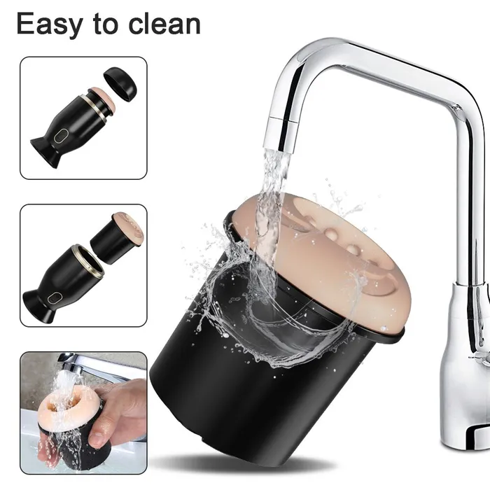 soniker Male Masturbators Automatic Sucking Real Vagina Vibrator Masturbation Glans Trainer Sex Machine Female Sex Toys