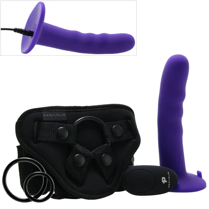 Pegasus Curved Wave 6 Inch Vibrating Pegging Set Electric Eel Anal Pegasus Curved Wave 6 Inch Vibrating Pegging Set Electric Eel Anal
