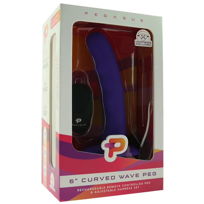 Pegasus Curved Wave 6 Inch Vibrating Pegging Set Electric Eel Anal Pegasus Curved Wave 6 Inch Vibrating Pegging Set Electric Eel Anal