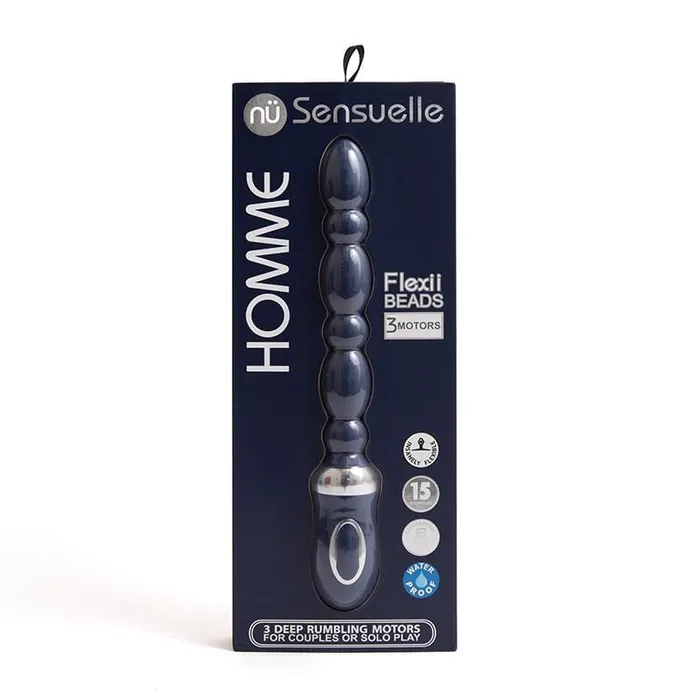 N Sensuelle Nu Sensuelle Homme Flexii Beads Navy Anal