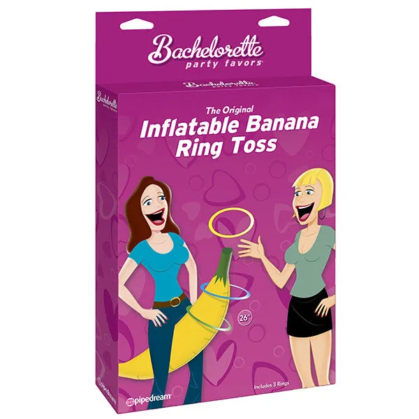 BACHELORETTE PARTY FAVORS INFLATABLE BANANA RING TOSS Pipedream Male Sex Toys