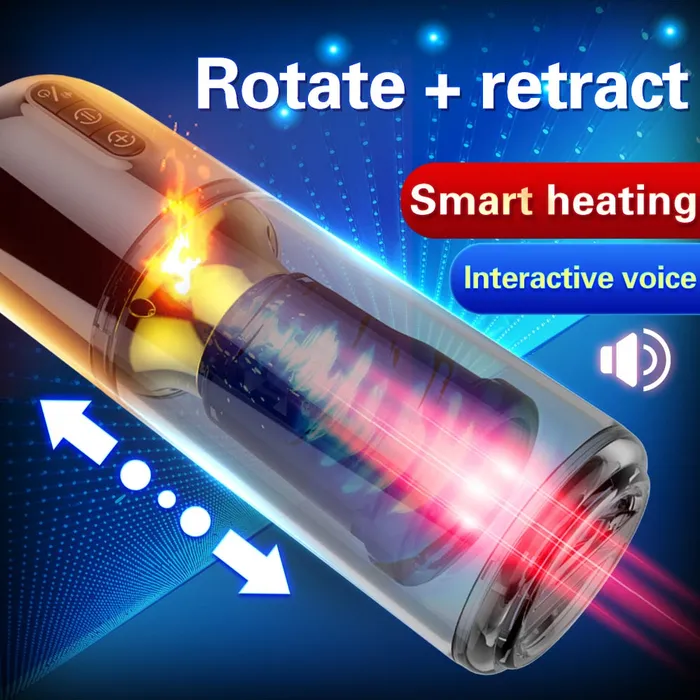 Lusty Age Male Sex Toys Fully Automatic Thrusting Rotating Masturbation Stroker