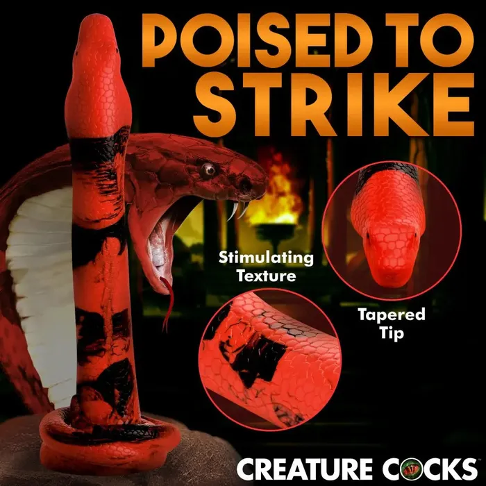 Creature Cocks Dildos King Cobra Silicone Dildo 14 Inch