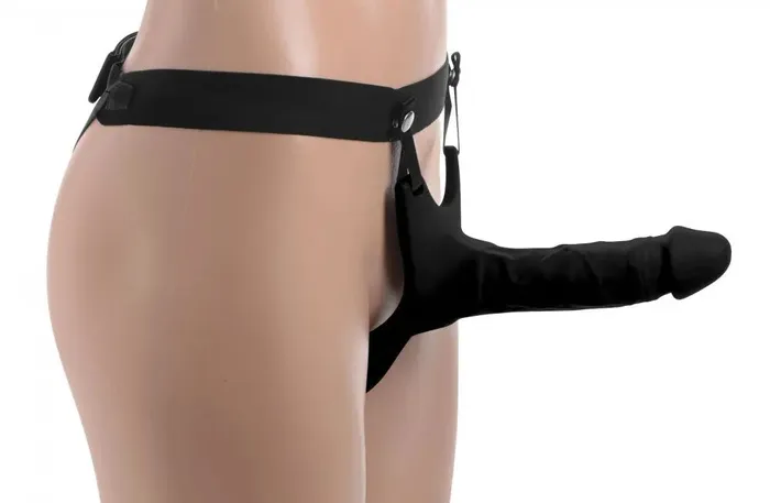 Female Sex Toys Size Matters Silicone Dildo Hollow Strapon Black Penis Sheath Female Sex Toys Size Matters Silicone Dildo Hollow Strapon Black Penis Sheath
