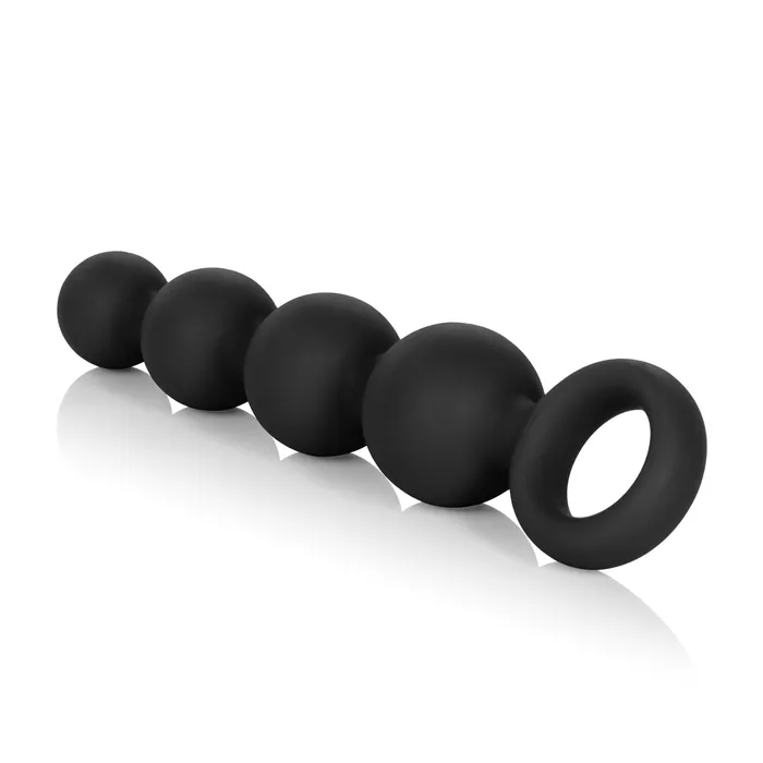Silicone Booty Beads Black CalExotics Anal Silicone Booty Beads Black CalExotics Anal