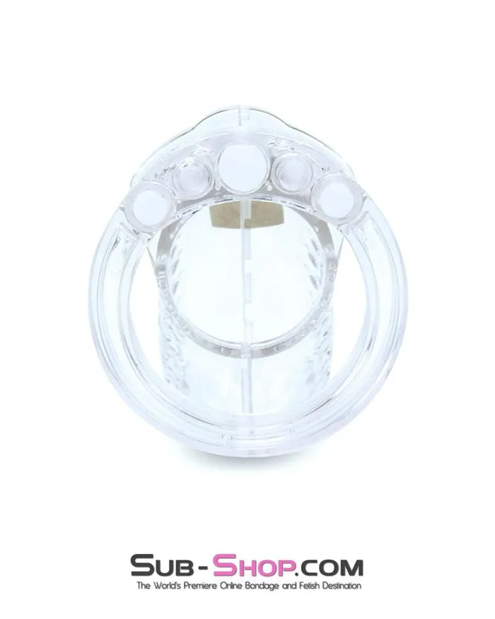 Aria 1623AR Short Stockade Clear Cage Male Chastity Device MEGA Deal Male Sex Toys