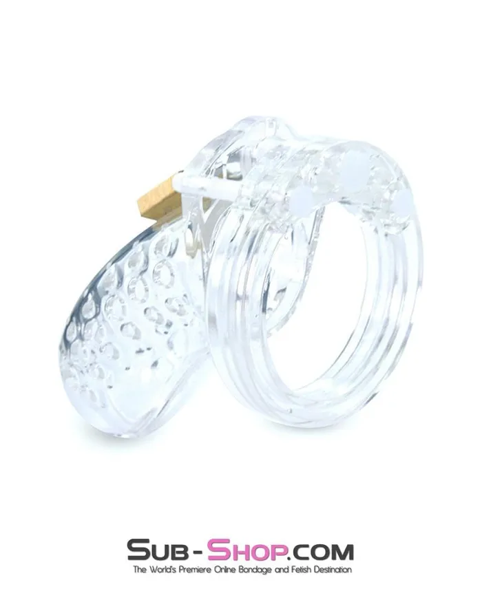 Aria 1623AR Short Stockade Clear Cage Male Chastity Device MEGA Deal Male Sex Toys
