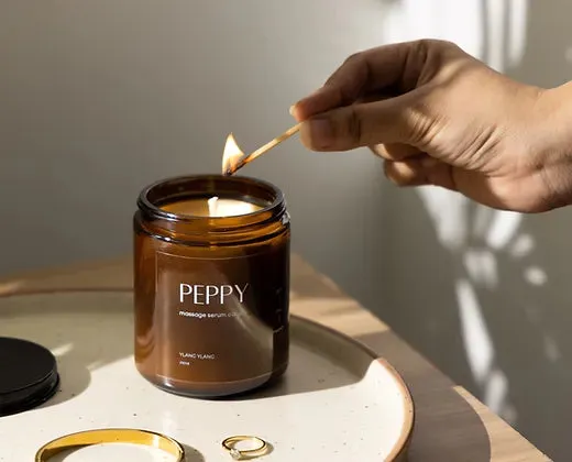 Peppy Couples Massage Candle